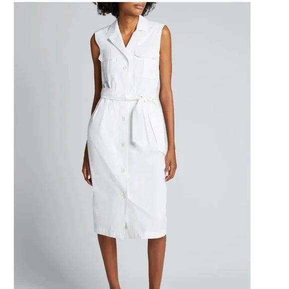 Max Mara Belted Sleeveless Elica Trench Dress - Picture 1 of 7